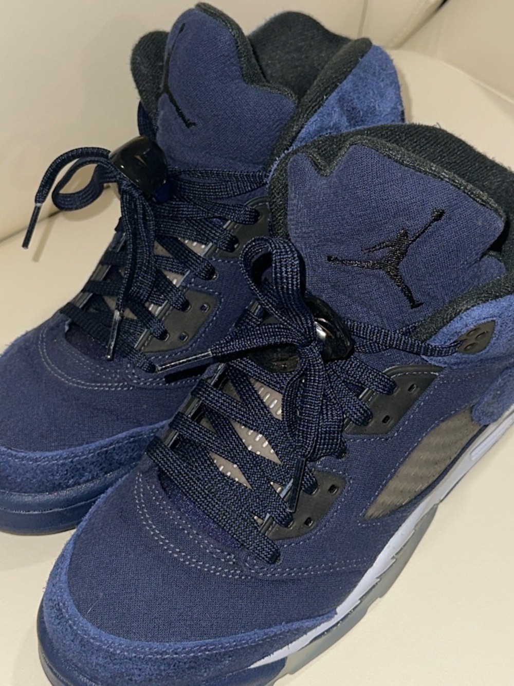 Nike Kids' Navy Blue High-Top Sneakers